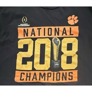 Fanatics NCAA 2018 Clemson Tigers Football National Champions Shirt Size 2XL